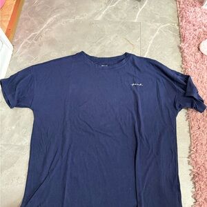 PINK Victoria's Secret Navy Blue Women's Tee